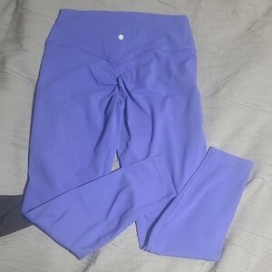 CRZ YOGA Women's Purple Leggings